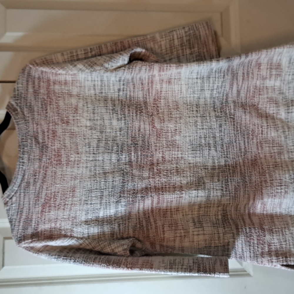 NWT Christopher & Banks  Multicolor Textured Top - Picture 2 of 3